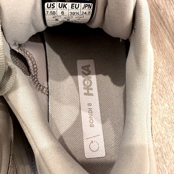 HOKA Women's Bondi 8 Harbor Mist/Lunar Rock, Size 7.5 - Picture 7 of 9